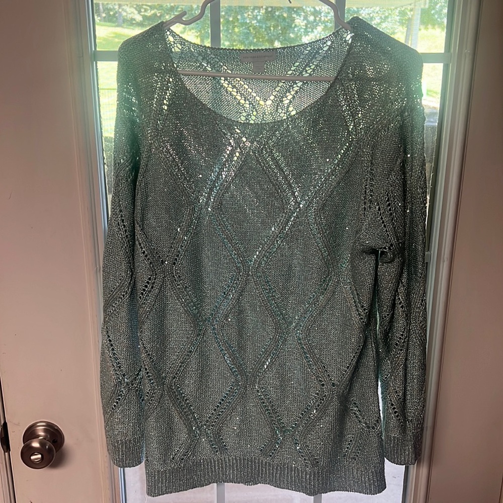 New York & Company light blue sweater